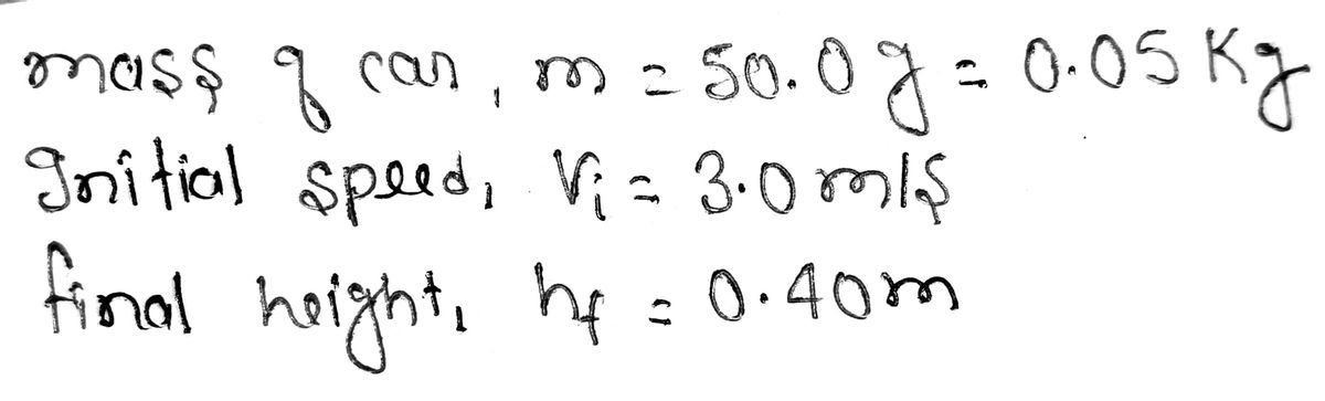 Physics homework question answer, step 1, image 1